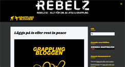 Desktop Screenshot of grapplingbloggen.se